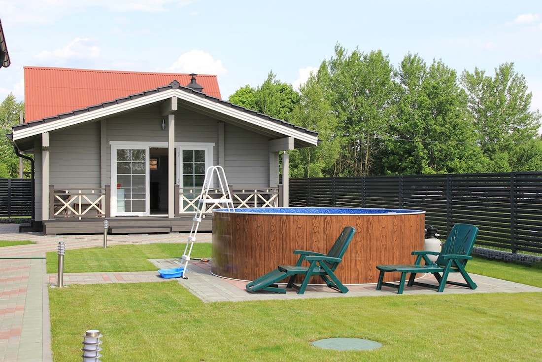 Skandynawski drewniany dom — Powierzchnia netto 138m²