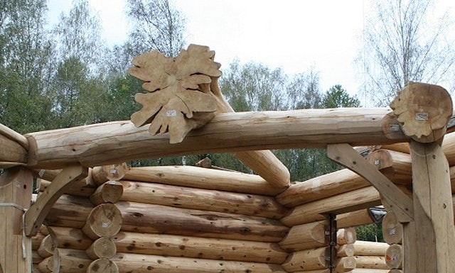 Строительтво канадского деревянного дома ручной рубки в России, Москва — строительная компания Archiline Log Houses