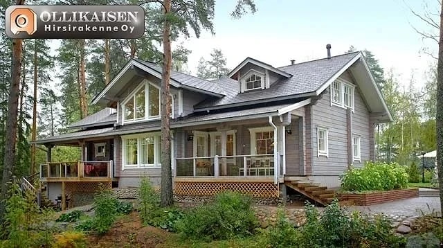 Fiński drewniany dom „Koskenkorva” 286 m²  